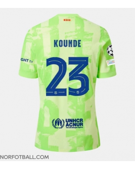 Billige Fotballdrakt Barcelona Jules Kounde #23 Replika Tredjedrakt 2024-25 Kortermet
